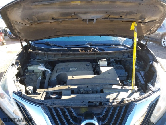 2015 Nissan Murano S with VIN 5N1AZ2MG5FN262603, listed as a IAAI auction lot 41342391 with 140,825 mi miles. Bid and sale history available at carsss.com. Image 10.