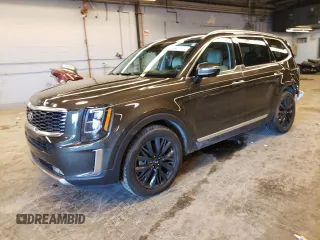 2020 Kia Telluride SX with VIN 5XYP5DHC7LG015406, listed as a Copart auction lot 40481324 with 85,285 mi miles and Salvage Title. Bid and sale history available at carsss.com. Image 1.