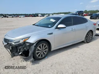 2019 Kia Optima LX with VIN 5XXGT4L38KG355096, listed as a Copart auction lot 57571325 with 74,683 mi miles and Salvage title. Bid and sale history available at DreamBid. Image 1.