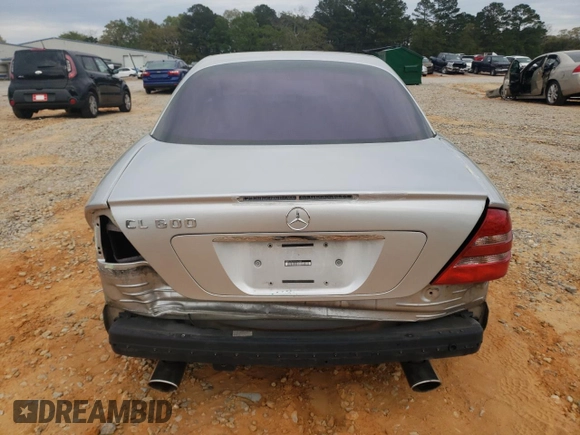 2001 Mercedes-Benz CL 500/600 with VIN WDBPJ78J41A016004, listed as a Copart auction lot 50155355 with 75,051 mi miles and Salvage Title. Bid and sale history available at DreamBid. Image 6.