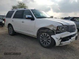 2017 Lincoln Navigator Select with VIN 5LMJJ2HT7HEL14084, listed as a Copart auction lot 47703915 with 98,919 mi miles and Salvage title. Bid and sale history available at DreamBid. Image 4.