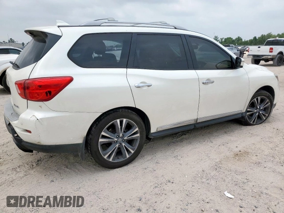 2019 Nissan Pathfinder SL z VIN 5N1DR2MN9KC603230, wystawiony jako Copart lot #57322315 z przebiegiem 93 979 mil mil oraz Szkoda całkowita • Salvage title. Historia ofert i sprzedaży dostępna na DreamBid. Obrazek 3.