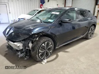 2023 Kia EV6 Wind with VIN KNDC34LA9P5604093, listed as a Copart auction lot 46487755 with 26,682 mi miles and Salvage Title. Bid and sale history available at carsss.com. Image 1.