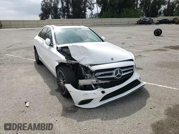 2021 Mercedes-Benz C 300 with VIN W1KWF8DB0MR620874, listed as a Copart auction lot 53074255 with 46,832 mi miles and Salvage title. Bid and sale history available at DreamBid. Image 11.