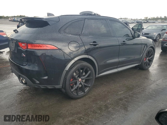 2020 Jaguar F-Pace SVR with VIN SADCZ2EE3LA617303, listed as a Copart auction lot 73005284 with 85,521 mi miles and Salvage Title. Bid and sale history available at DreamBid. Image 3.