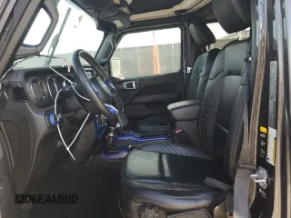2021 Jeep Gladiator Overland with VIN 1C6HJTFG2ML517477, listed as a Copart auction lot 50061065 with 27,443 mi miles and Salvage title. Bid and sale history available at DreamBid. Image 7.