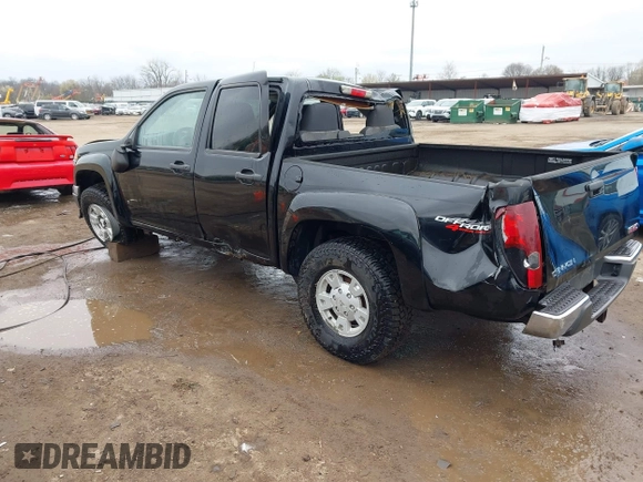 2006 GMC Canyon SLE1 with VIN 1GTDT136168209899, listed as a IAAI auction lot 42003200 with 120,285 mi miles. Bid and sale history available at carsss.com. Image 3.
