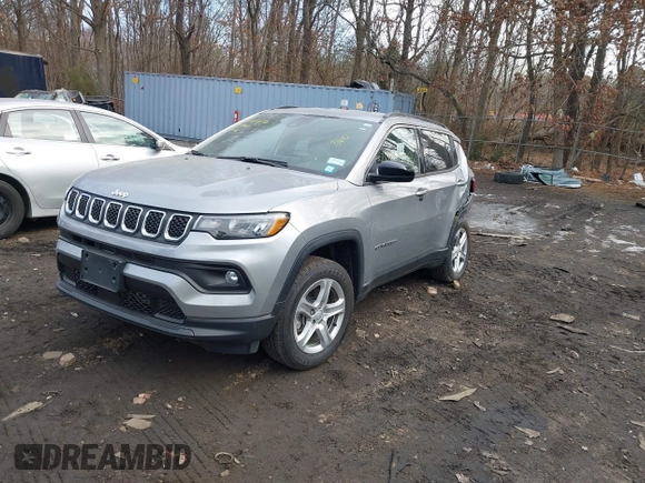 2023 Jeep Compass Latitude with VIN 3C4NJDBN9PT538860, listed as a IAAI auction lot 41437096 with 30,589 mi miles and . Bid and sale history available at DreamBid. Image 17.