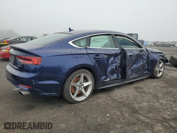 2019 Audi A5 Sportback Premium Plus z VIN WAUENCF54KA020743, wystawiony jako Copart lot #57299155 z przebiegiem 80 308 mil mil oraz Szkoda całkowita • Salvage title. Historia ofert i sprzedaży dostępna na DreamBid. Obrazek 3.