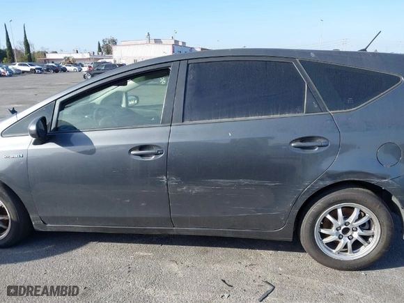 2012 Toyota Prius v Two with VIN JTDZN3EU1C3086735, listed as a IAAI auction lot 41725323 with 336,342 mi miles. Bid and sale history available at carsss.com. Image 14.