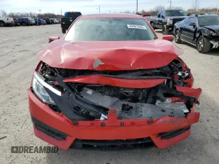 2018 Honda Civic EX with VIN 2HGFC2F78JH523816, listed as a Copart auction lot 49461835 with 158,061 mi miles and Salvage Title. Bid and sale history available at DreamBid. Image 5.