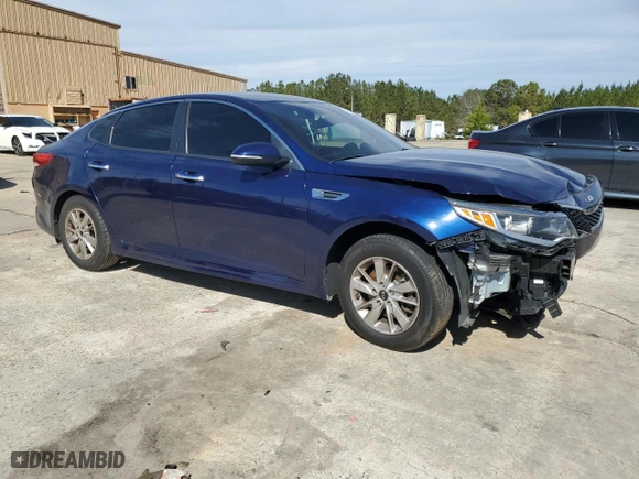 2018 Kia Optima LX with VIN 5XXGT4L33JG191805, listed as a Copart auction lot 45729625 with NaN miles and Salvage Title. Bid and sale history available at carsss.com. Image 4.