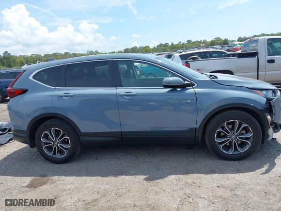 2022 Honda CR-V EX-L with VIN 5J6RW1H80NA012487, listed as a IAAI auction lot 41936191 with 209,258 mi miles. Bid and sale history available at carsss.com. Image 13.