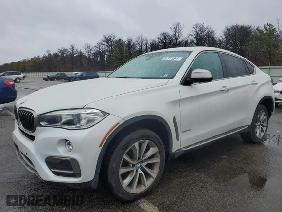 2015 BMW X6 xDrive35i with VIN 5UXKU2C52F0N76566, listed as a Copart auction lot 51751045 with 66,972 mi miles and Salvage Title. Bid and sale history available at carsss.com. Image 1.