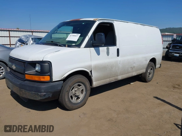 2005 Chevrolet Express Cargo with VIN 1GCFG15X851240707, listed as a IAAI auction lot 42789027 with 345,871 mi miles and . Bid and sale history available at DreamBid. Image 2.