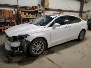 2017 Ford Fusion SE with VIN 3FA6P0HD7HR160536, listed as a Copart auction lot 41877065 with 114,795 mi miles and Salvage title. Bid and sale history available at DreamBid. Image 1.