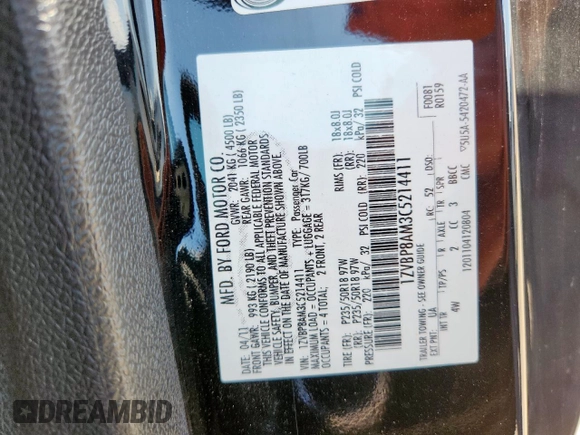 2012 Ford Mustang Premium z VIN 1ZVBP8AM3C5214411, wystawiony jako Copart lot #64656115 z przebiegiem 129 732 mil mil oraz Szkoda całkowita • Salvage title. Historia ofert i sprzedaży dostępna na DreamBid. Obrazek 12.