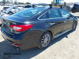 2015 Hyundai Sonata 2.4L Sport with VIN 5NPE34AFXFH163452, listed as a IAAI auction lot 41946262 with 47,730 mi miles. Bid and sale history available at carsss.com. Image 4.