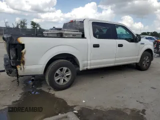 2017 Ford F-150 XL with VIN 1FTEW1CFXHFC04386, listed as a Copart auction lot 52819555 with 167,813 mi miles and Salvage title. Bid and sale history available at DreamBid. Image 3.
