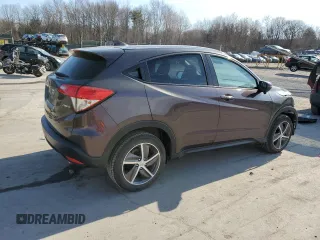 2021 Honda HR-V EX with VIN 3CZRU6H54MM726200, listed as a Copart auction lot 50917655 with 35,893 mi miles and Salvage Title. Bid and sale history available at carsss.com. Image 3.