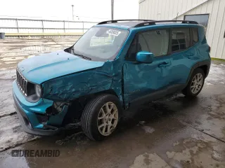 2020 Jeep Renegade Latitude with VIN ZACNJABB4LPL39279, listed as a Copart auction lot 46599525 with 40,060 mi miles and Salvage Title. Bid and sale history available at carsss.com. Image 1.