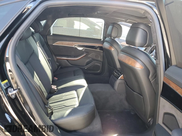 2020 Audi A8 L with VIN WAU8EAF84LN014527, listed as a Copart auction lot 84601094 with 34,620 mi miles and Salvage Title. Bid and sale history available at carsss.com. Image 10.