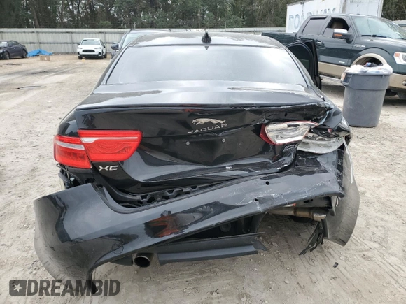 2018 Jaguar XE 35t R-Sport with VIN SAJAL4EV4JCP22662, listed as a Copart auction lot 86383354 with 0 mi miles and Salvage Title. Bid and sale history available at carsss.com. Image 6.