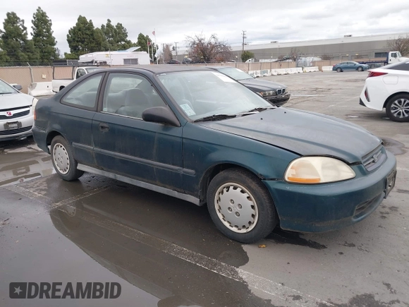 1997 Honda Civic DX with VIN 1HGEJ6128VL023684, listed as a IAAI auction lot 41502999 with 140,871 mi miles. Bid and sale history available at carsss.com. Image 1.