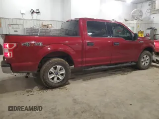 2019 Ford F-150 XL with VIN 1FTEW1E4XKKE79119, listed as a Copart auction lot 43783225 with 80,609 mi miles and Salvage Title. Bid and sale history available at carsss.com. Image 3.