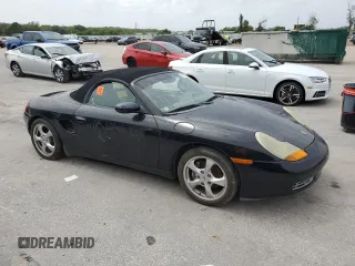2001 Porsche Boxster with VIN WP0CA29811U626925, listed as a Copart auction lot 59632415 with Not provided miles and Clean title. Bid and sale history available at DreamBid. Image 4.