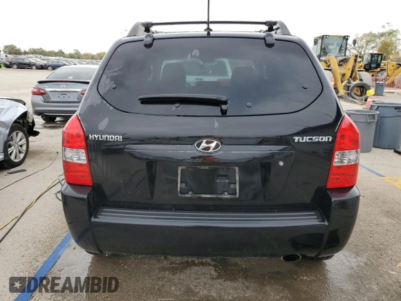 2008 Hyundai Tucson GLS with VIN KM8JM12B58U912894, listed as a Copart auction lot 75886774 with 100,089 mi miles and Salvage Title. Bid and sale history available at carsss.com. Image 6.