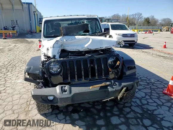 2020 Jeep Wrangler Unlimited Willys with VIN 1C4HJXDN4LW169762, listed as a Copart auction lot 48365065 with 34,823 mi miles and Salvage title. Bid and sale history available at DreamBid. Image 11.