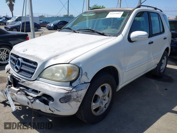 2002 Mercedes-Benz M 320/430/500 с VIN 4JGAB54EX2A370687, выставлен на аукционе IAAI как лот 42215662 с пробегом 147 096 миль миль и . История ставок и продаж доступна на DreamBid. Изображение 2.