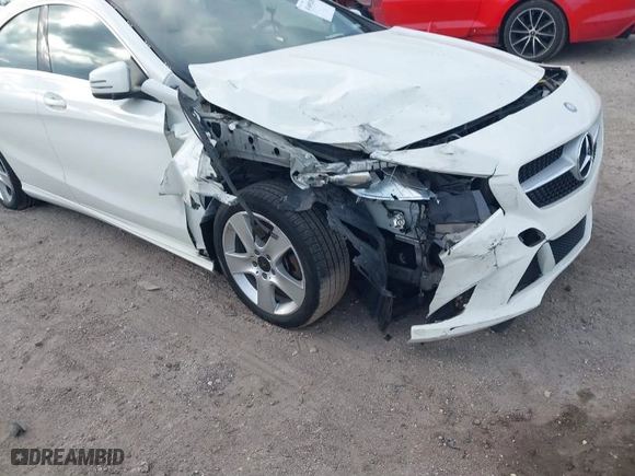 2015 Mercedes-Benz CLA-Class CLA 250 with VIN WDDSJ4EB5FN168810, listed as a IAAI auction lot 41609205 with 108,220 mi miles. Bid and sale history available at carsss.com. Image 6.