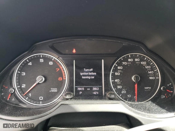 2016 Audi Q5 Premium with VIN WA1C2AFP6GA135533, listed as a Copart auction lot 49112065 with 78,415 mi miles and Salvage Title. Bid and sale history available at carsss.com. Image 9.