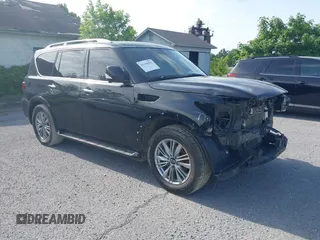 2021 Infiniti QX80 Luxe with VIN JN8AZ2AE2M9269235, listed as a IAAI auction lot 41340475 with 118,099 mi miles and . Bid and sale history available at DreamBid. Image 1.