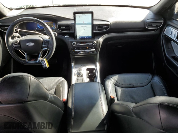 2020 Ford Explorer ST with VIN 1FM5K8GC4LGD17057, listed as a Copart auction lot 46979045 with 37,832 mi miles and Salvage Title. Bid and sale history available at DreamBid. Image 8.