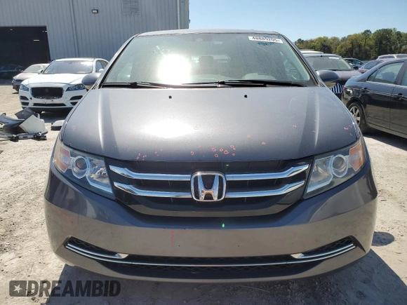 2016 Honda Odyssey EX-L with VIN 5FNRL5H6XGB100929, listed as a Copart auction lot 48889205 with 148,766 mi miles and Salvage Title. Bid and sale history available at DreamBid. Image 5.