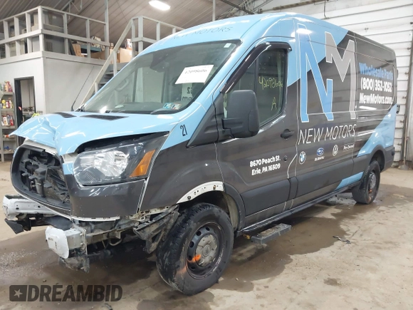 2019 Ford Transit z VIN 1FTYR2CM0KKB66383, wystawiony jako IAAI lot #42098606 z przebiegiem 325 657 mil mil oraz . Historia ofert i sprzedaży dostępna na DreamBid. Obrazek 17.