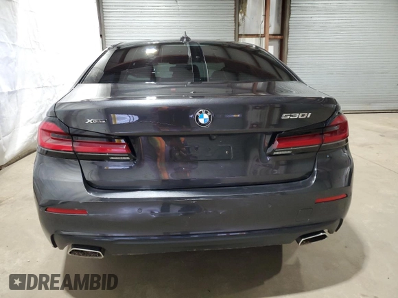 2022 BMW 5 Series 530i xDrive with VIN WBA13BJ06NWX75054, listed as a Copart auction lot 45569625 with 36,098 mi miles and Clean Title. Bid and sale history available at carsss.com. Image 6.