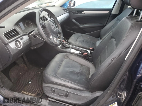 2013 Volkswagen Passat SE with VIN 1VWBH7A30DC150758, listed as a Copart auction lot 82822024 with Not provided miles and Salvage title. Bid and sale history available at DreamBid. Image 7.