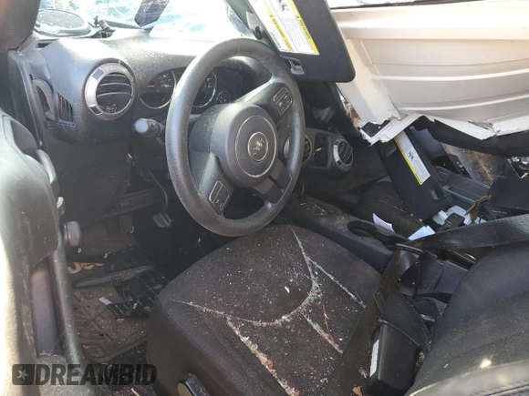 2015 Jeep Wrangler Willys Wheeler with VIN 1C4AJWAG8FL648645, listed as a Copart auction lot 74334884 with Not provided miles and Salvage title. Bid and sale history available at DreamBid. Image 8.