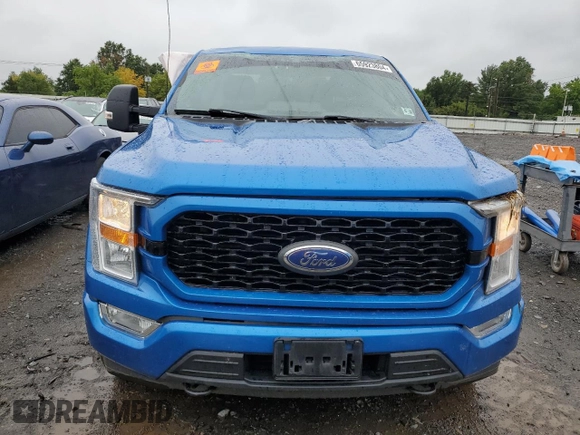 2021 Ford F-150 XL with VIN 1FTFW1E82MKD43741, listed as a Copart auction lot 65923804 with 86,506 mi miles and Salvage Title. Bid and sale history available at carsss.com. Image 5.