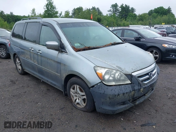 2006 Honda Odyssey EX with VIN 5FNRL38446B080677, listed as a IAAI auction lot 42458026 with 263,126 mi miles and . Bid and sale history available at DreamBid. Image 1.