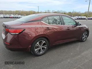 2020 Nissan Sentra SV with VIN 3N1AB8CV8LY225641, listed as a Copart auction lot 51834665 with 61,287 mi miles and Clean Title. Bid and sale history available at carsss.com. Image 3.