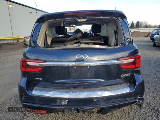 2024 Infiniti QX80 LUXE with VIN JN8AZ2AE5R9329984, listed as a Copart auction lot 42570855 with 0 mi miles and Non Repairable. Bid and sale history available at carsss.com. Image 6.
