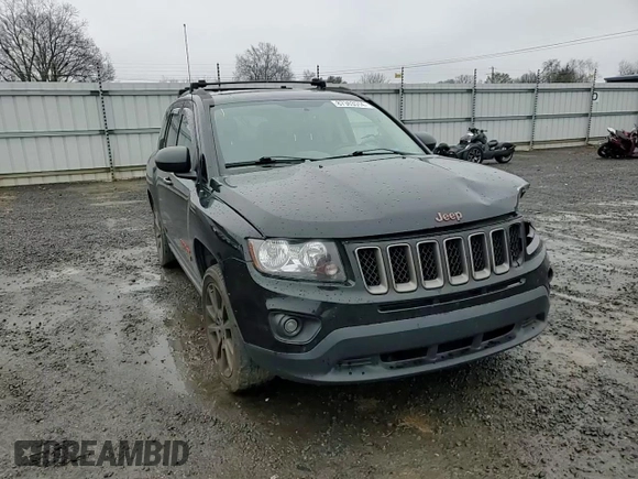 2017 Jeep Compass Sport with VIN 1C4NJCBB3HD157061, listed as a Copart auction lot 87363514 with 112,280 mi miles and Salvage Title. Bid and sale history available at carsss.com. Image 12.