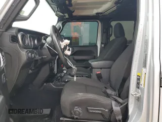 2022 Jeep Wrangler Unlimited Sport S with VIN 1C4HJXDG5NW239967, listed as a Copart auction lot 42630375 with 65,568 mi miles and Salvage Title. Bid and sale history available at carsss.com. Image 7.