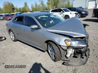 2013 Volkswagen Passat SE w/Sunroof with VIN 1VWBP7A33DC068655, listed as a Copart auction lot 53105025 with 0 mi miles and Clean Title. Bid and sale history available at carsss.com. Image 4.