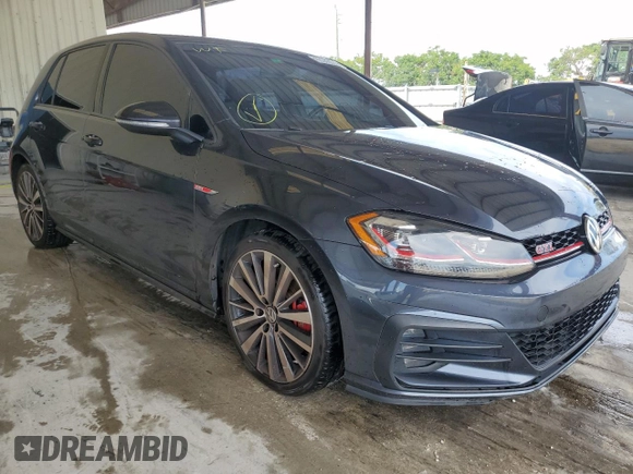 2019 Volkswagen Golf GTI S with VIN 3VW6T7AU7KM022697, listed as a Copart auction lot 60340073 with 47,259 mi miles. Bid and sale history available at carsss.com. Image 4.
